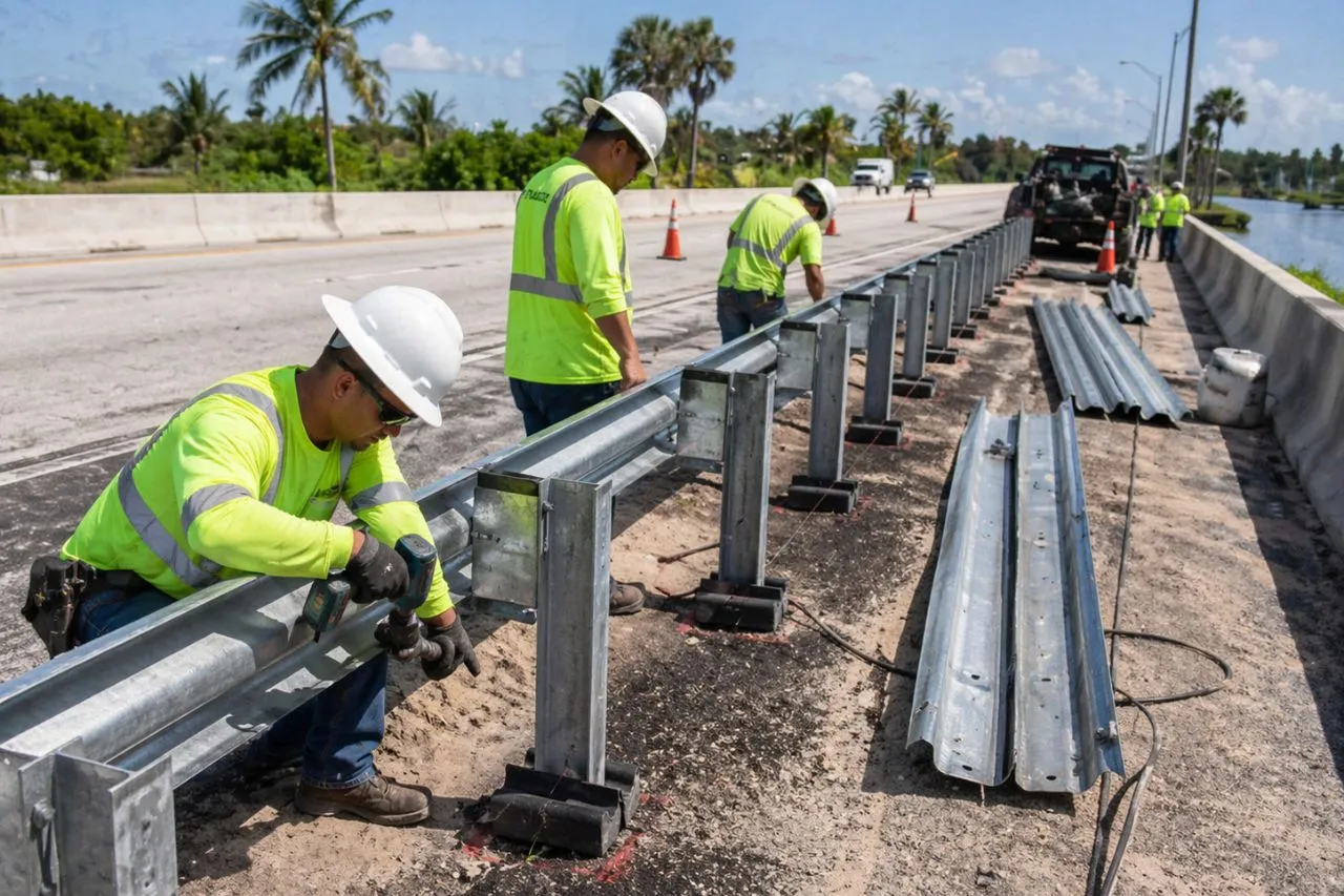 Guardrail installation and modification services in Florida